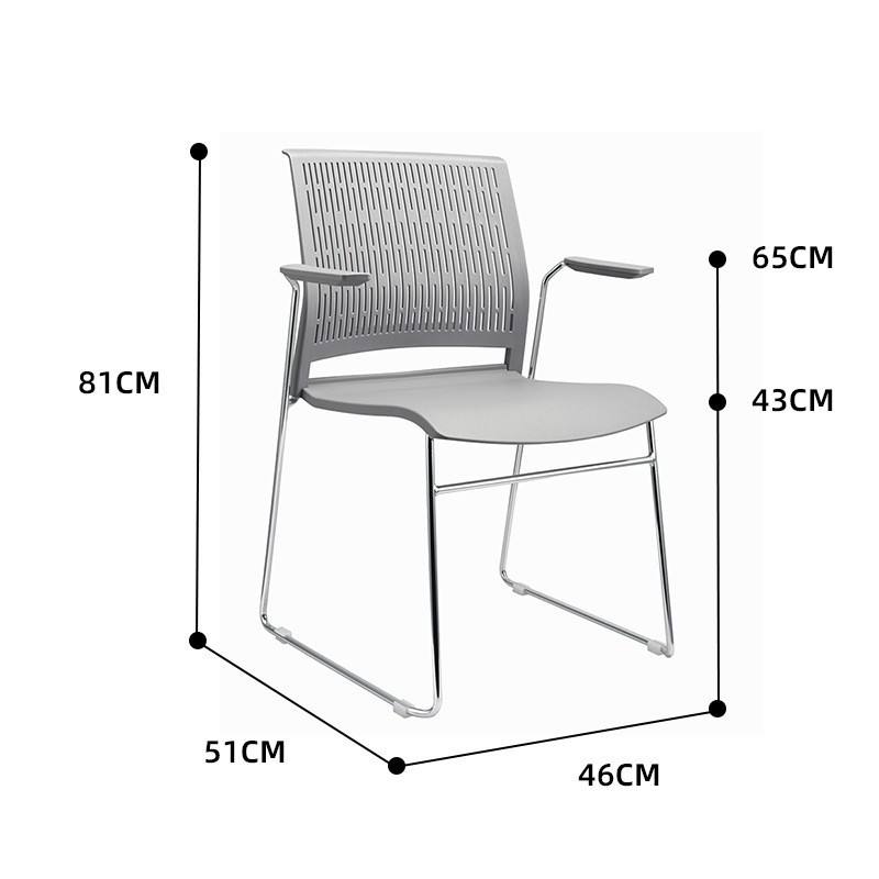 الجملة الصلب الإطار البلاستيك مقعد كرسي التدريب تكويم مع مسند الذراع كرسي الاجتماع الحديث للمكتب وغرفة الدراسة المدرسية